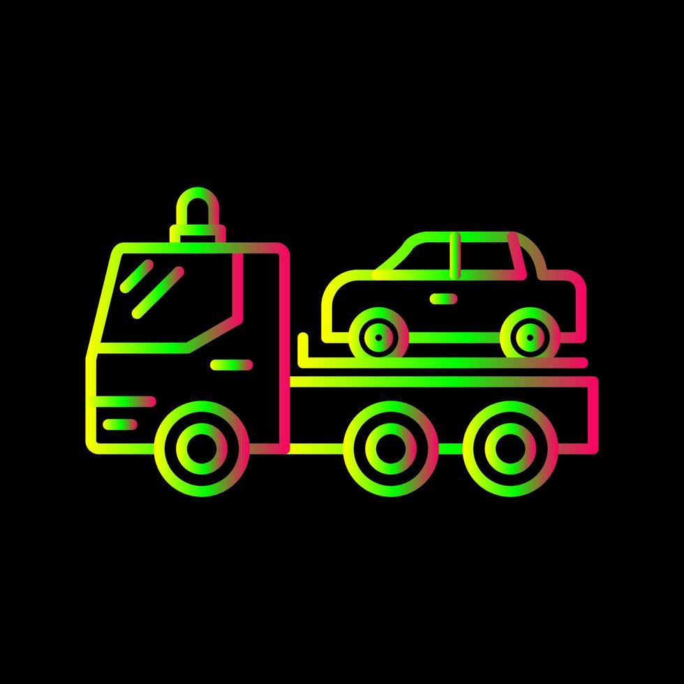 Tow Truck Vector Icon