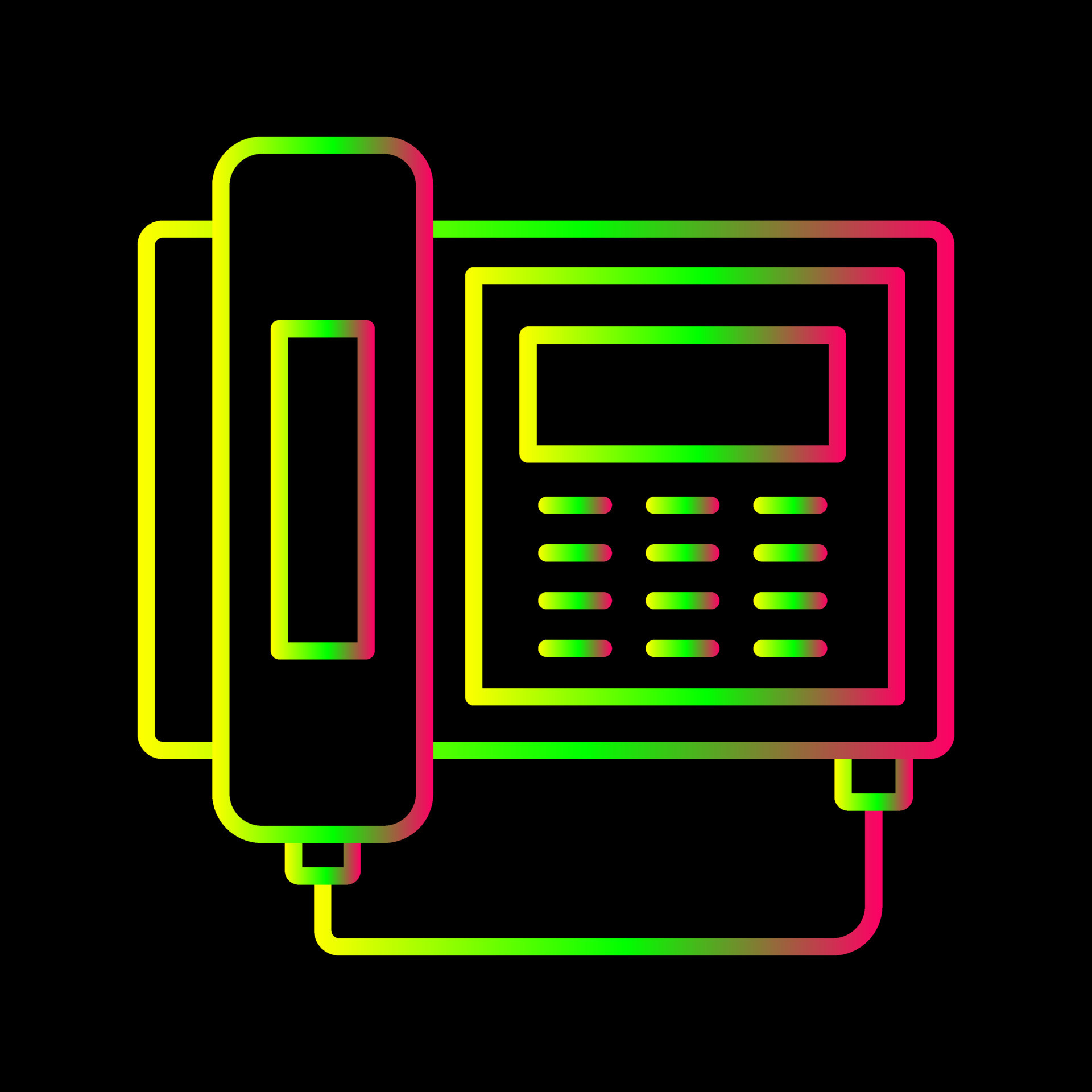 Telephone Vector Icon 20228703 Vector Art at Vecteezy