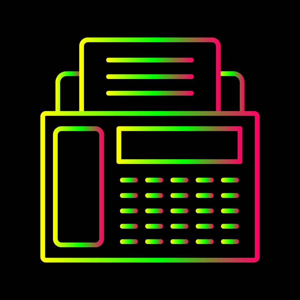 Fax Machine Vector Icon