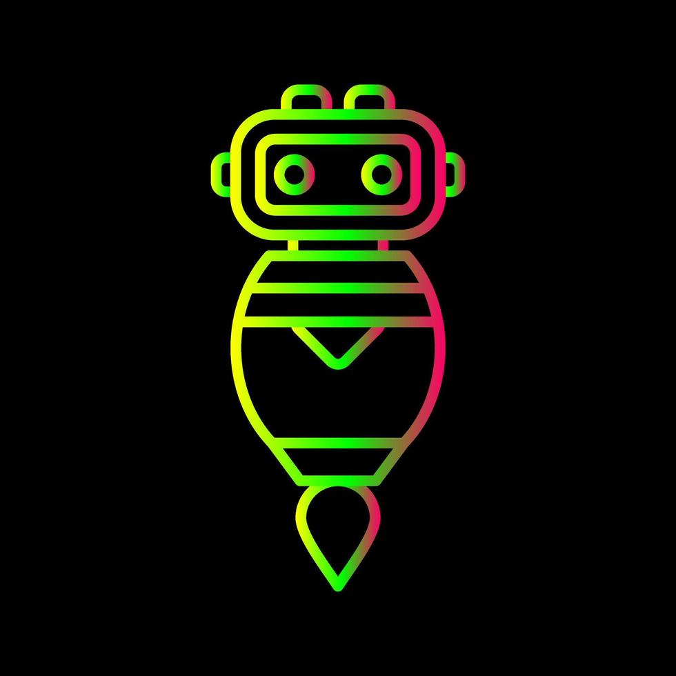 icono de vector de robot