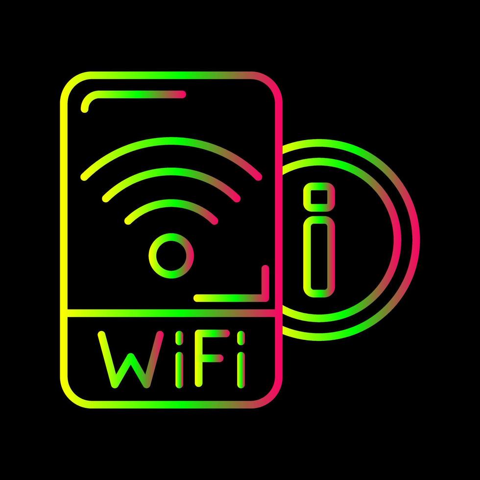 icono de vector de señal wifi