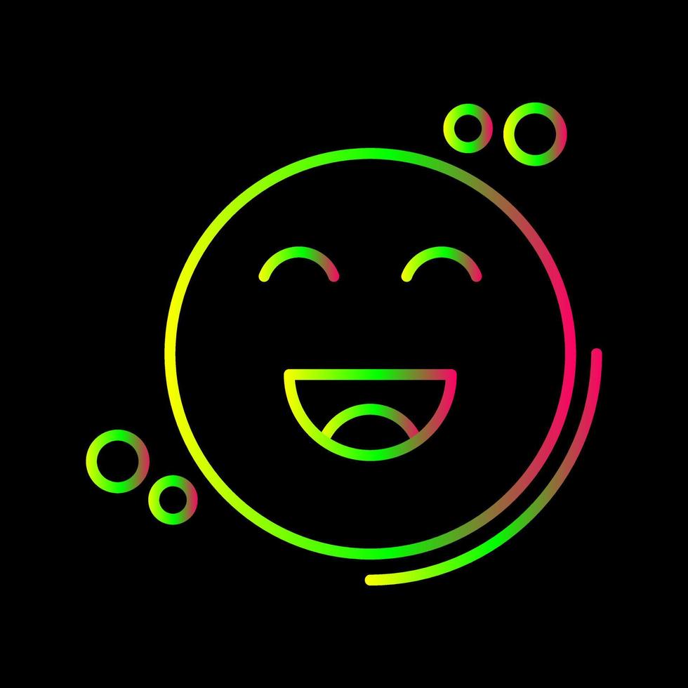 Happiness Vector Icon