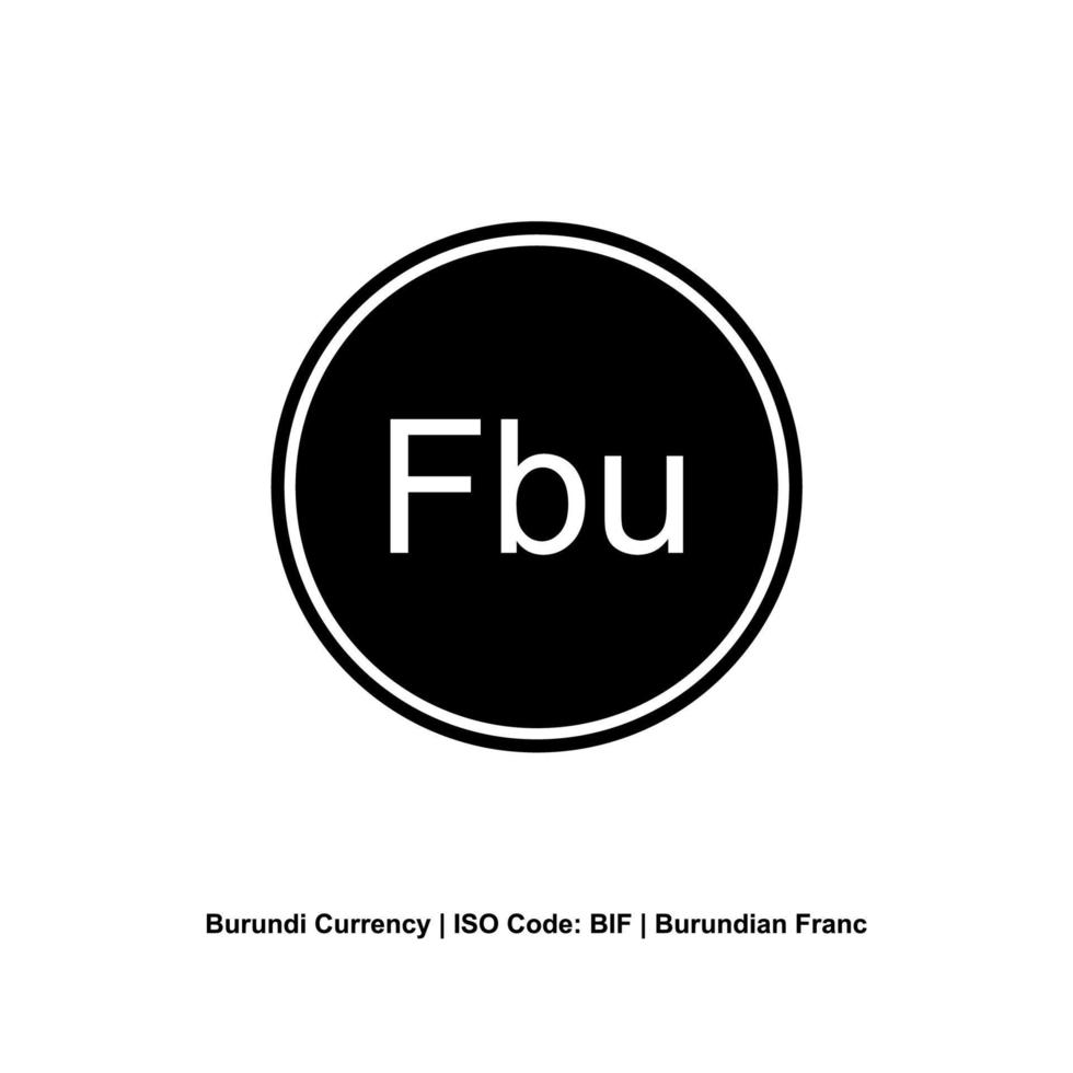 Burundi Currency Symbol, Burundian Franc Icon, BIF Sign. Vector Illustration