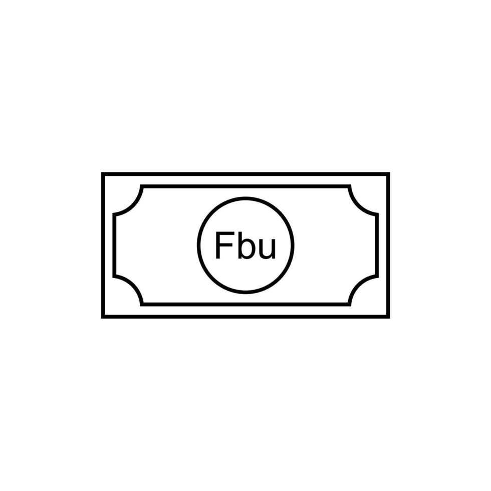Burundi Currency Symbol, Burundian Franc Icon, BIF Sign. Vector Illustration