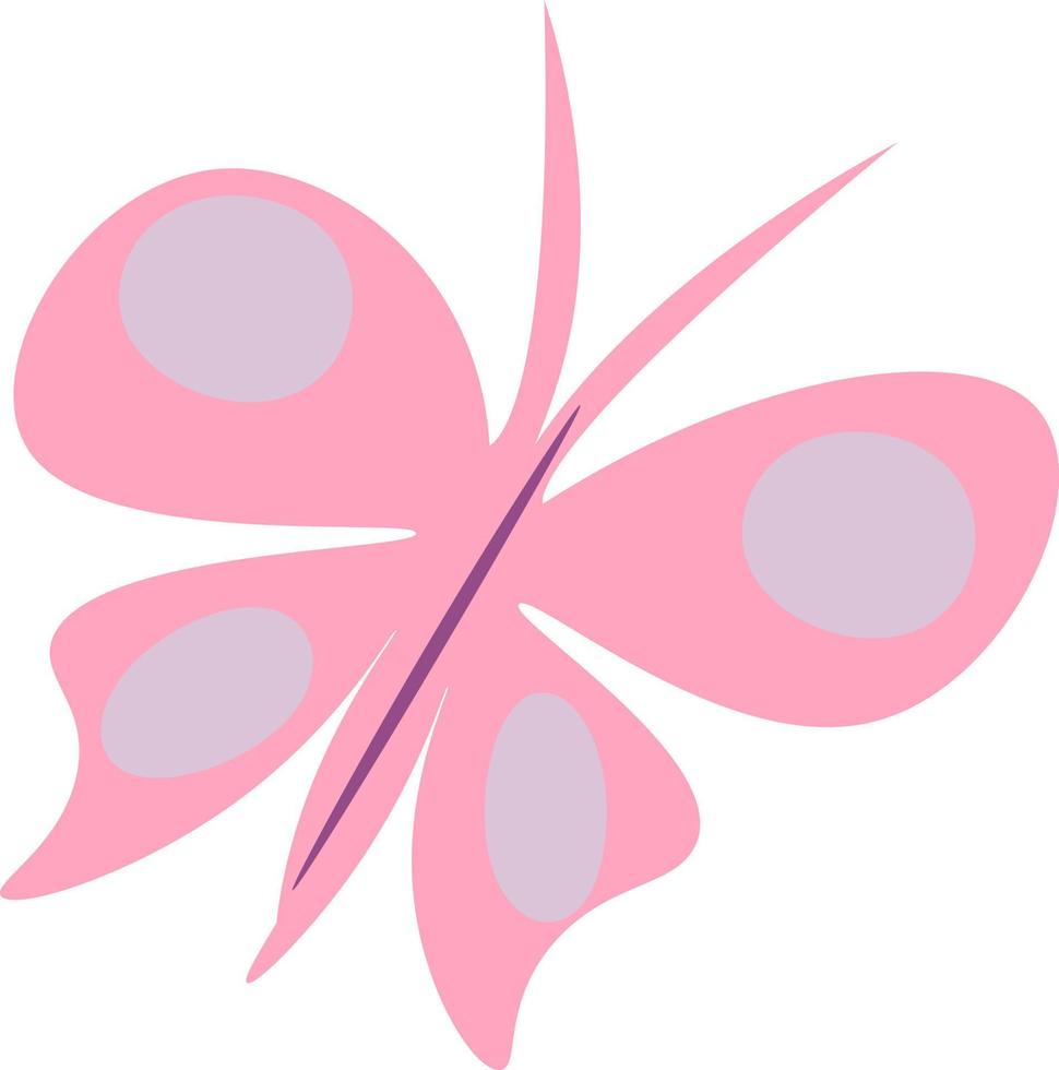 Cute insect butterfly insect, butterfly. Spring nature. vector
