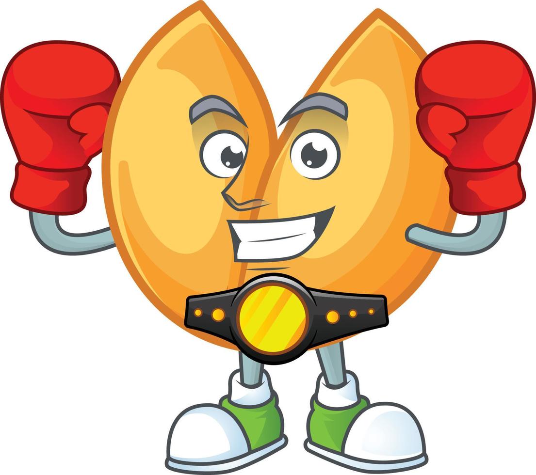 Chinese fortune cookie cartoon character style vector