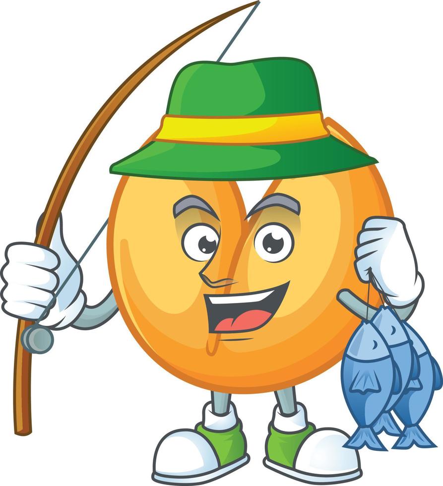 Chinese fortune cookie cartoon character style vector