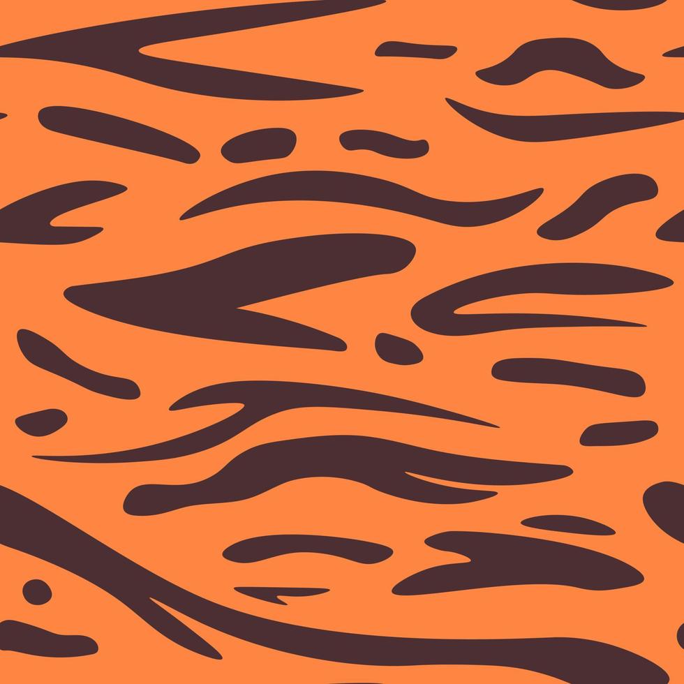 Bengal tiger seamless pattern vector