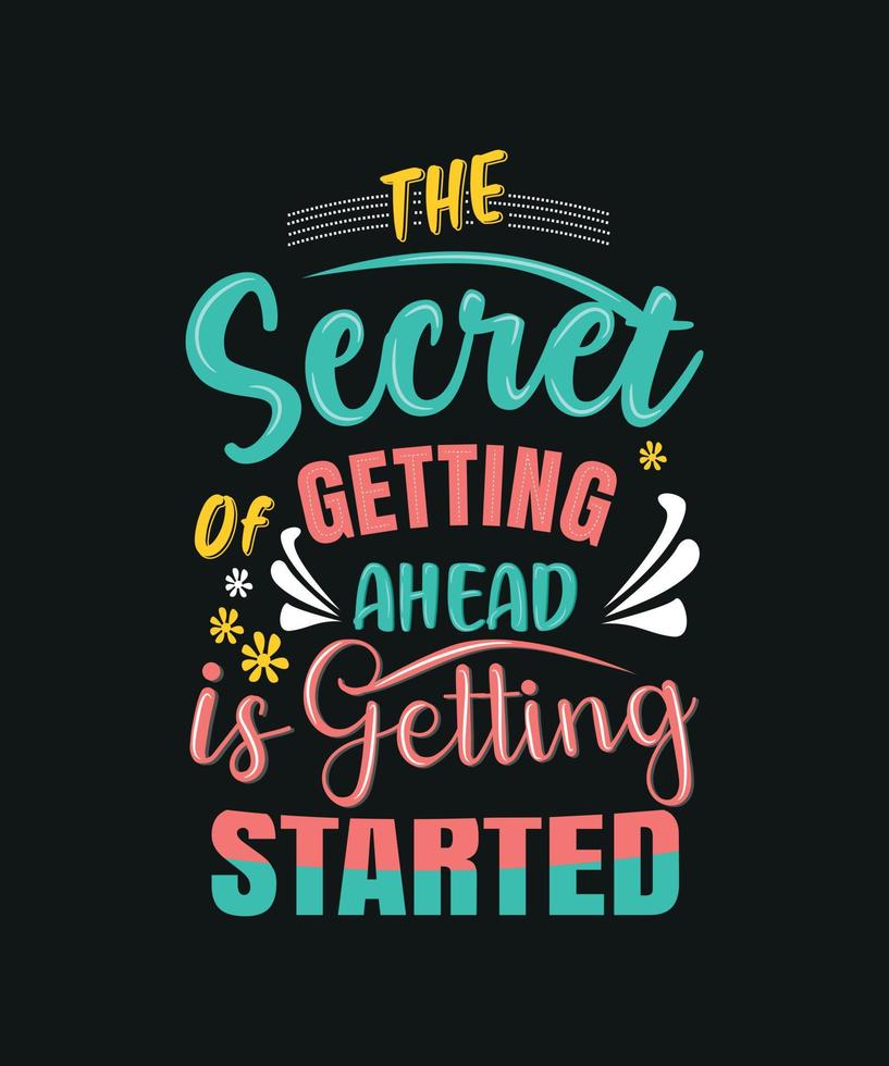 Typography t-shirt design vector