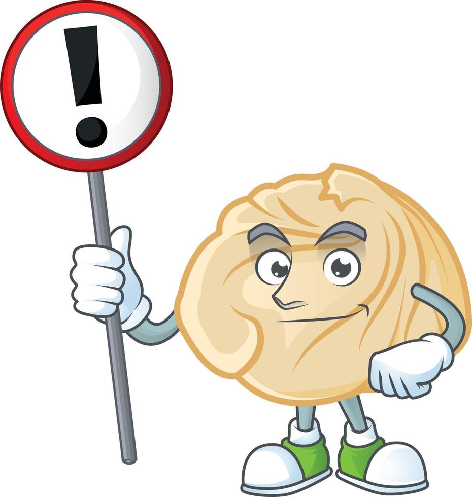 Dumpling cartoon character style vector