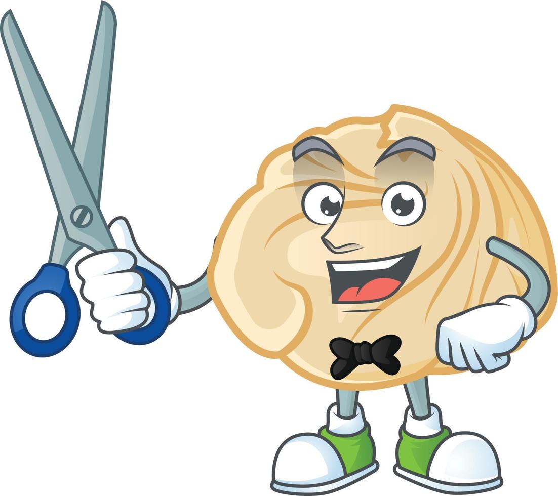Dumpling cartoon character style vector