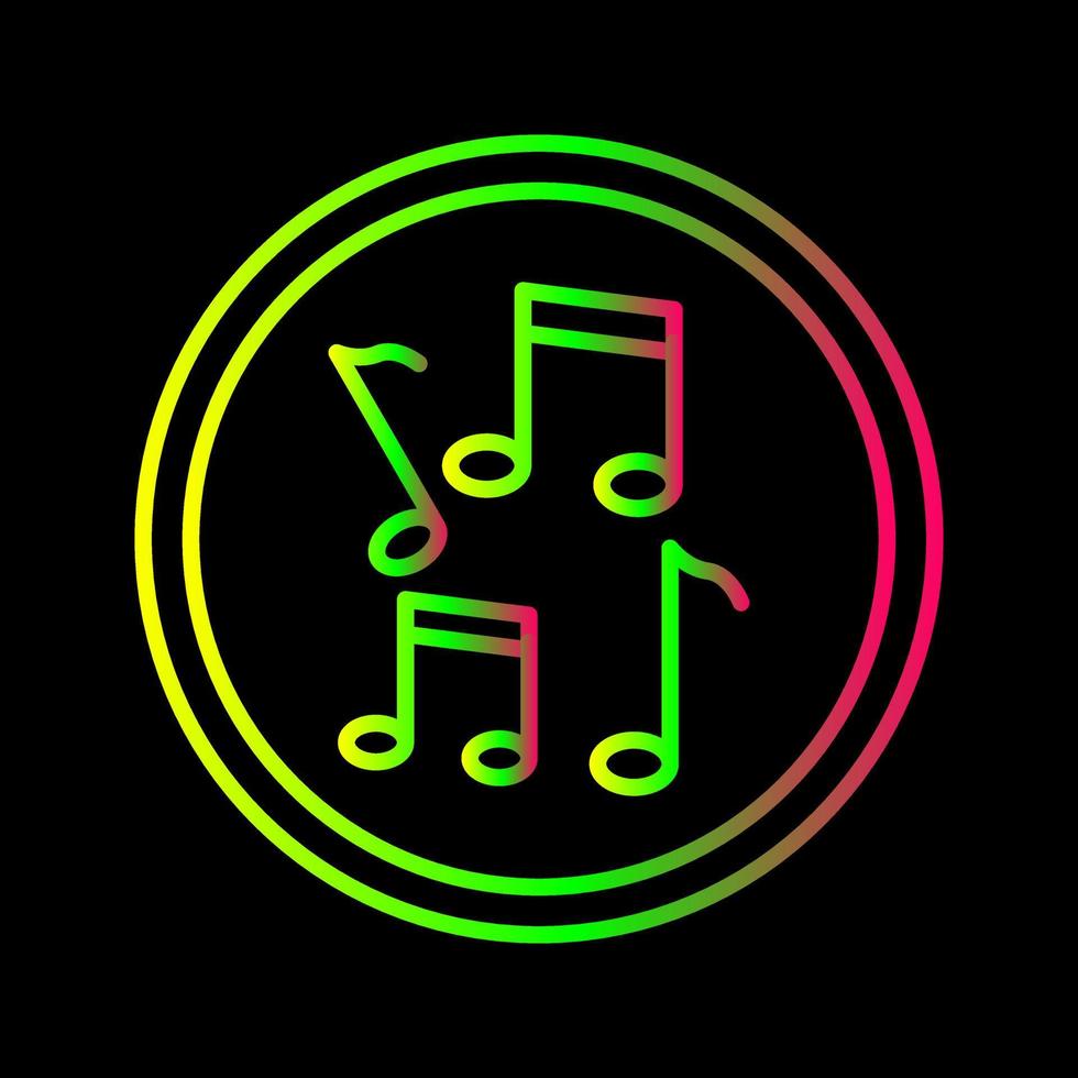 Musical Notes Vector Icon