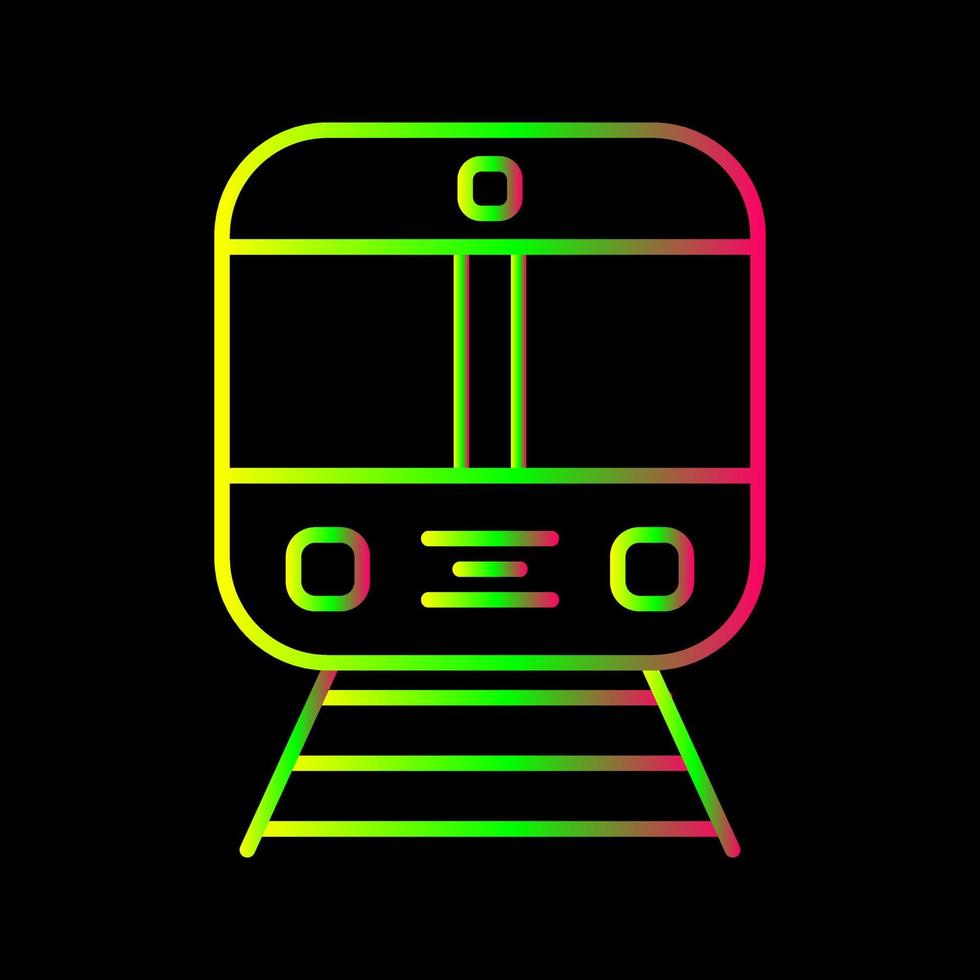 icono de vector de tren