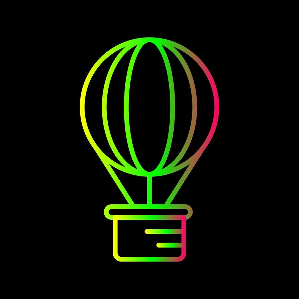 Hot Air Balloon Vector Icon