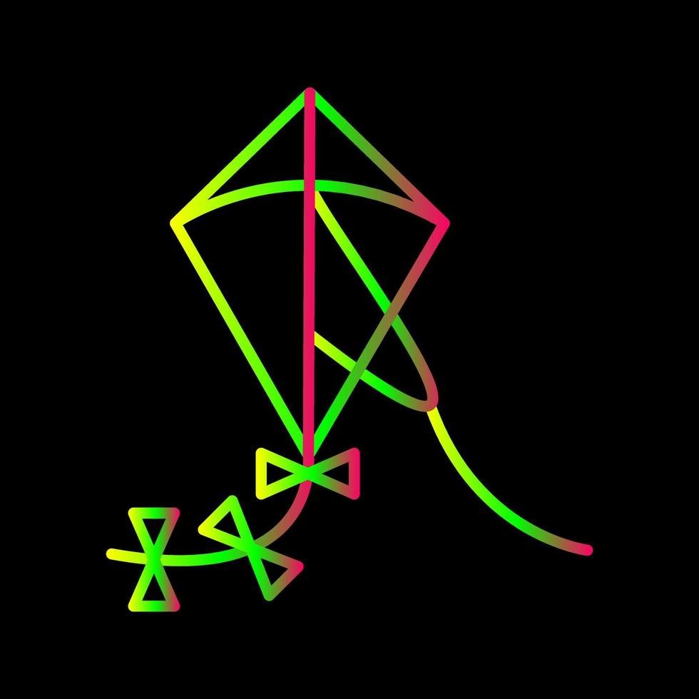 icono de vector de cometa