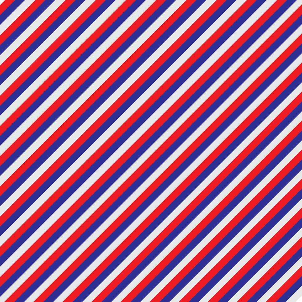 USA background with elements of the American flag. Abstract seamless pattern design for Independence day fourth of july. vector