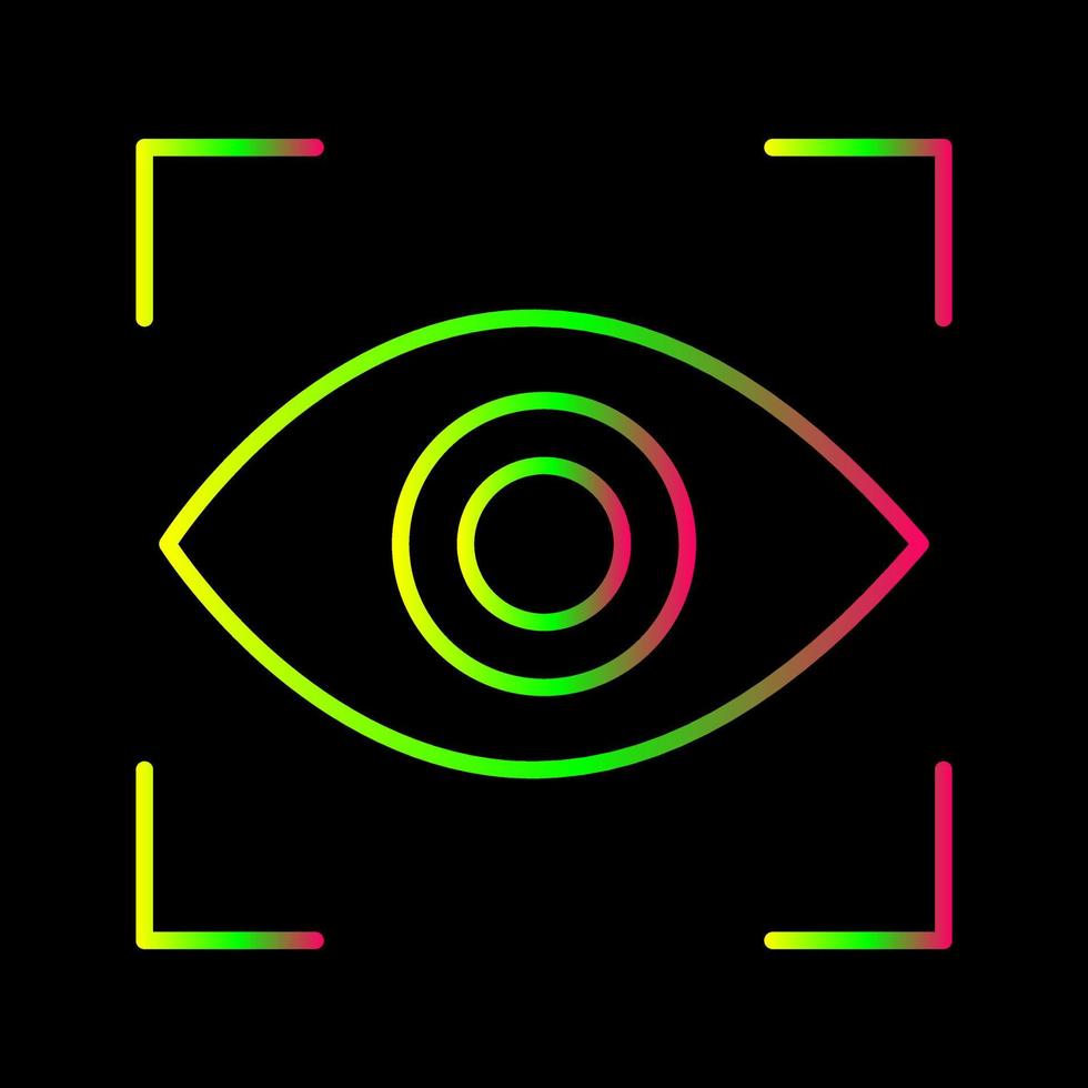 Eye Scan Vector Icon