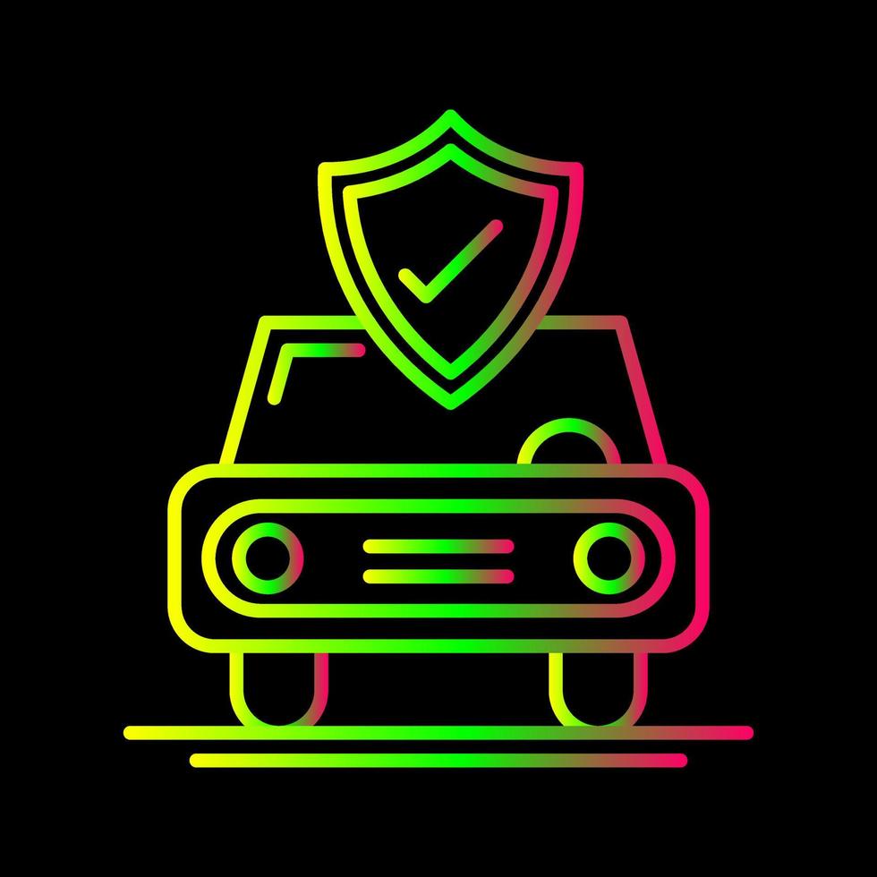 Car Insurance Vector Icon