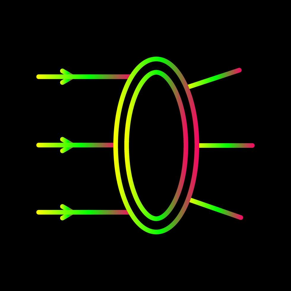 Refraction Vector Icon