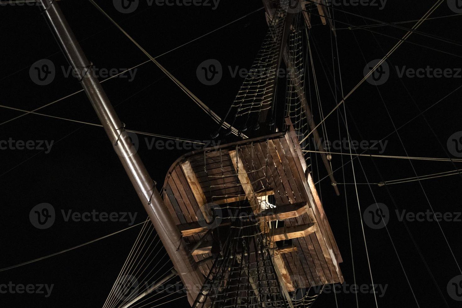 amsterdam canal vessel ship museum at night photo