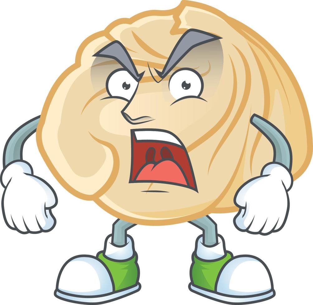 Dumpling cartoon character style vector