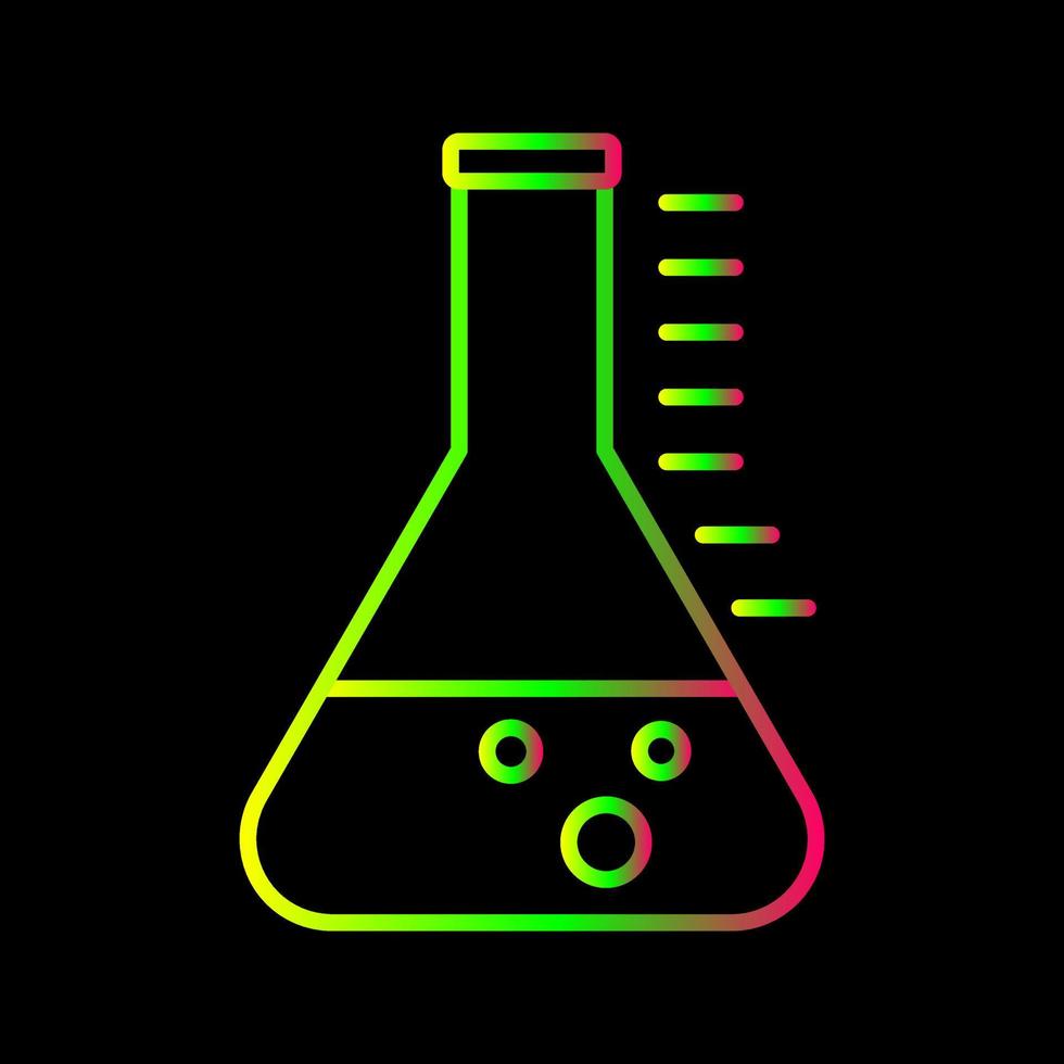 icono de vector de vaso de precipitados