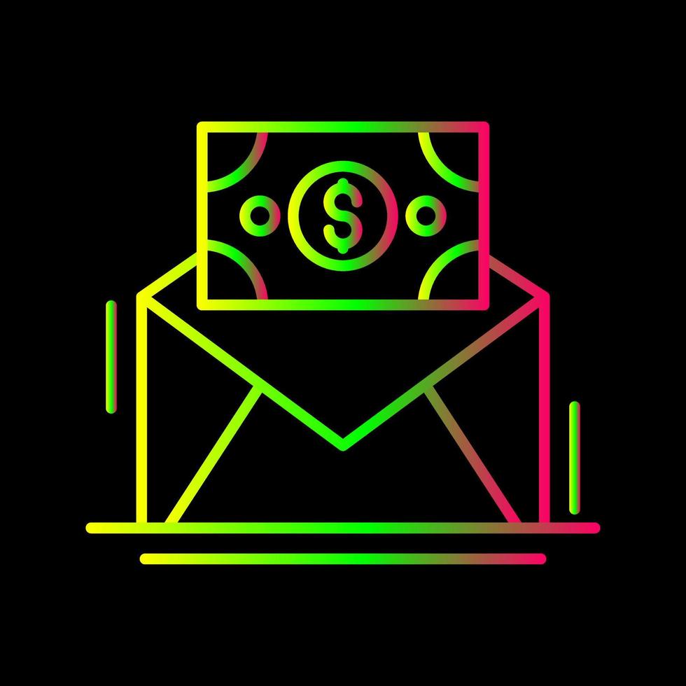 Mail Coin Vector Icon