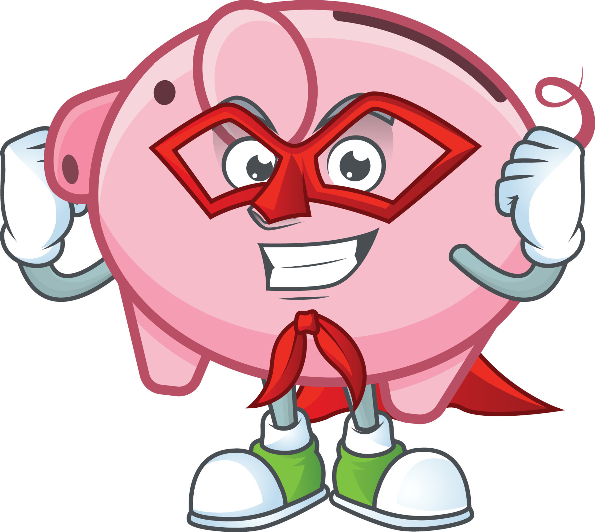 Piggy bank cartoon character style 20234194 Vector Art at Vecteezy