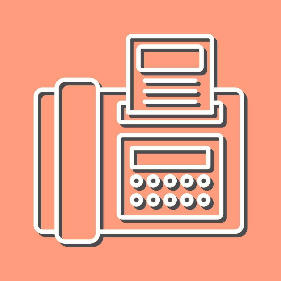 Fax Vector Icon