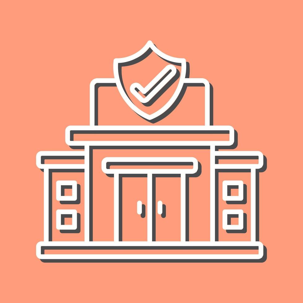 Insurance Office Vector Icon