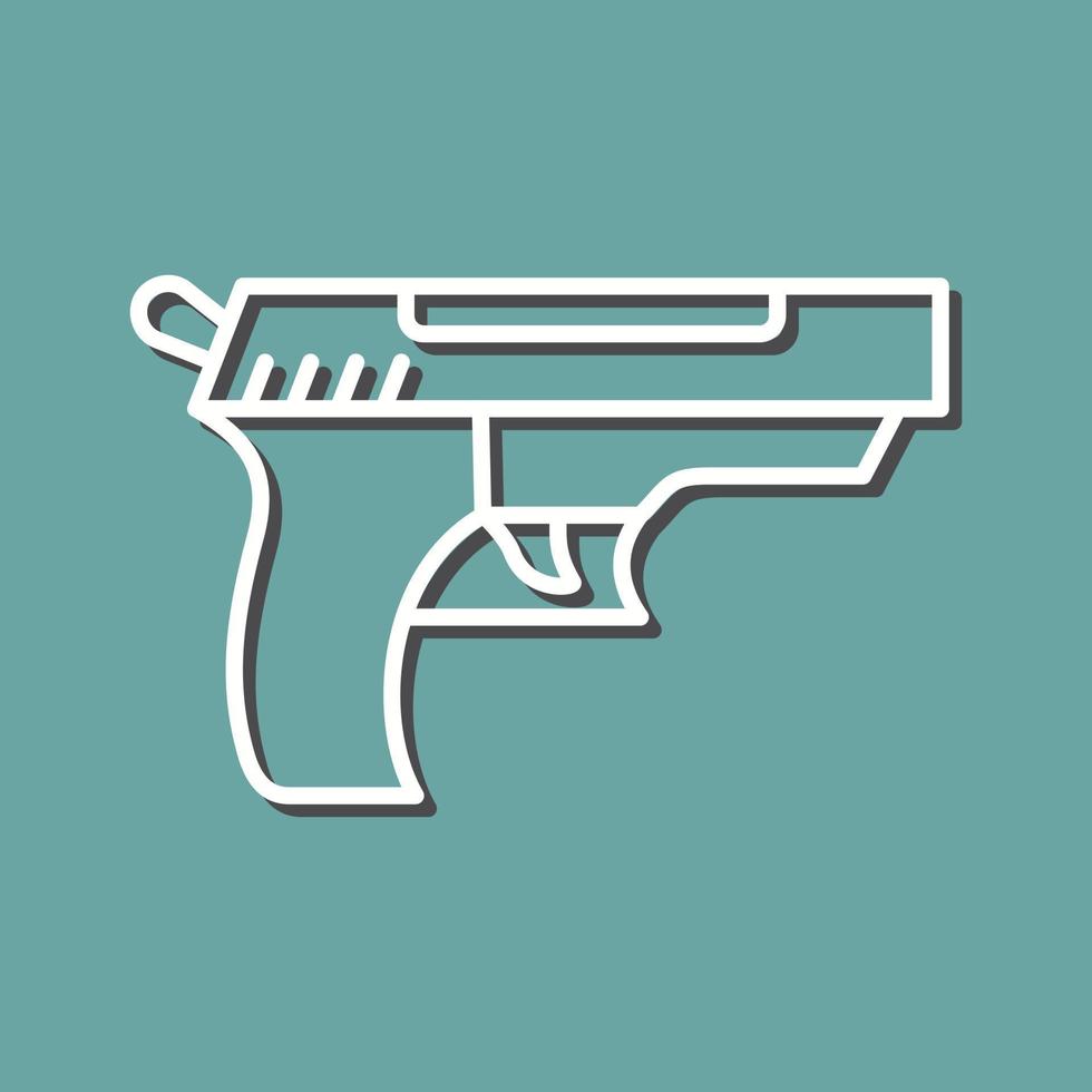 icono de vector de pistola