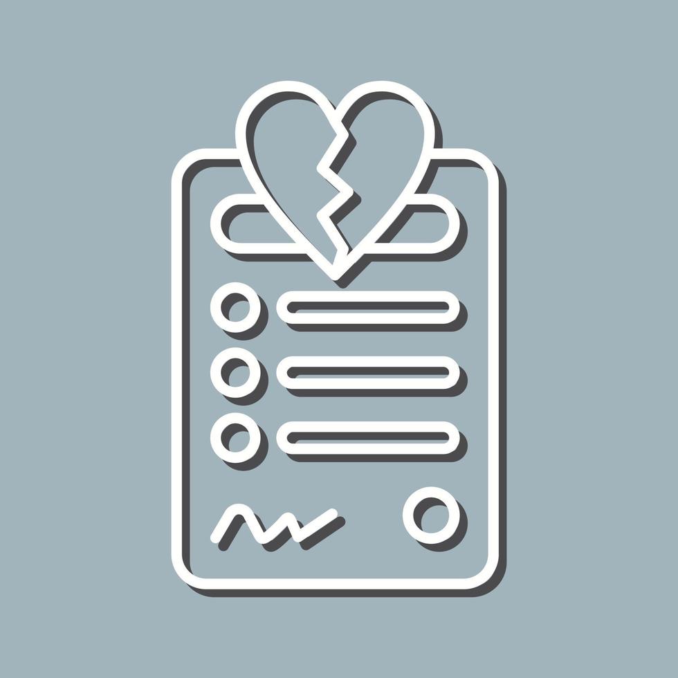 Divorce Vector Icon