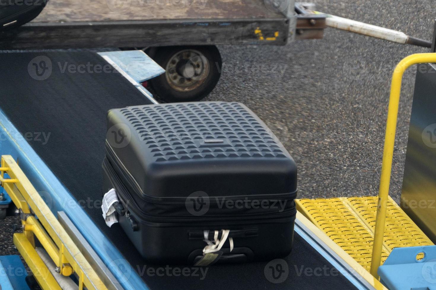 luggage loading on airplane photo