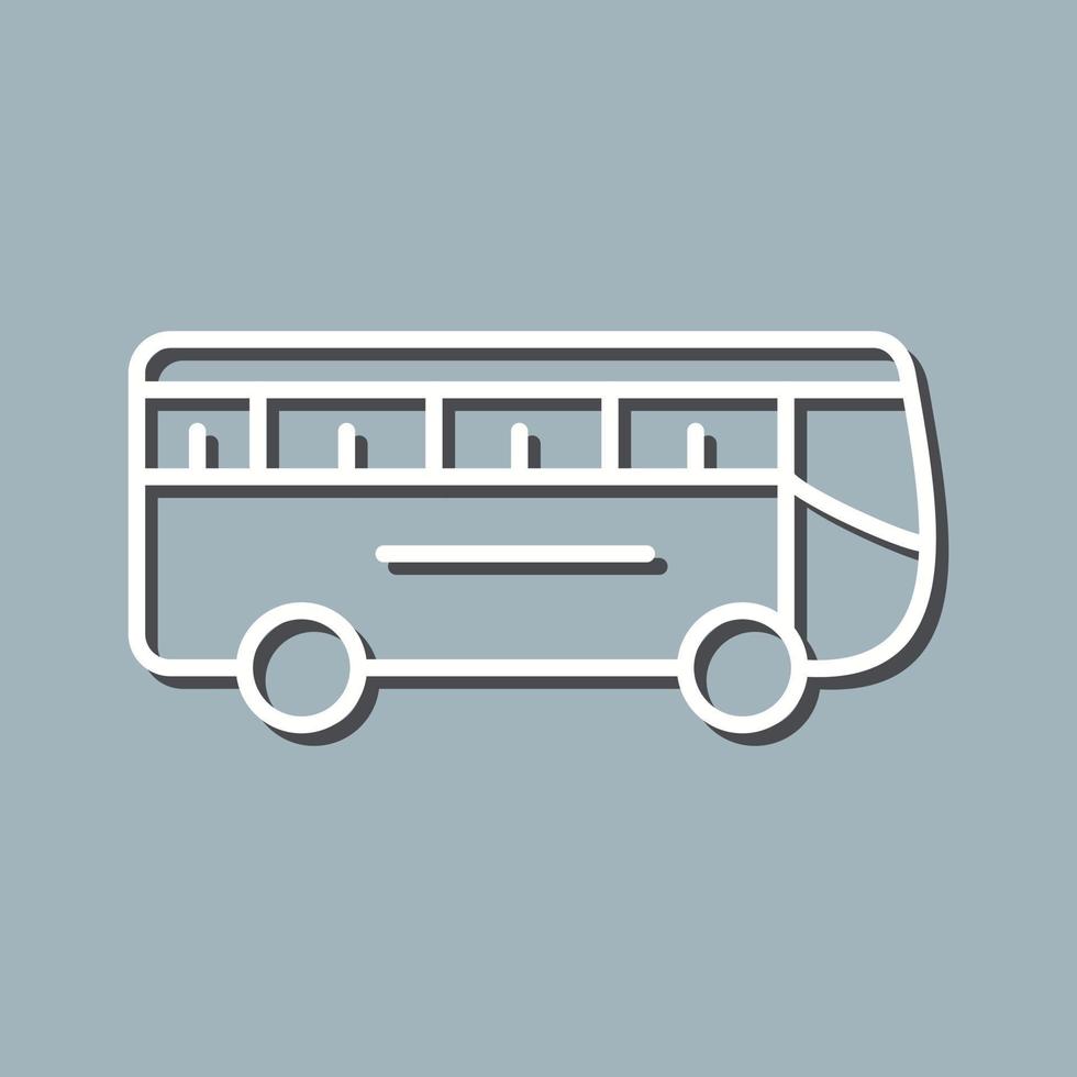 icono de vector de bus