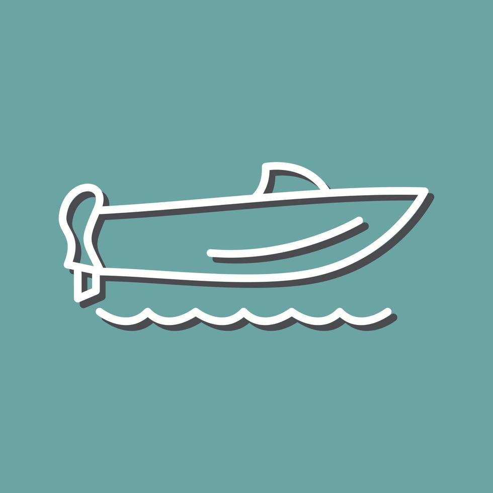 Speed Boat Vector Icon