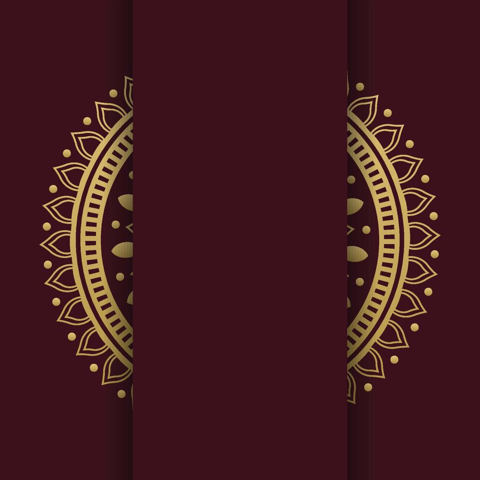 diseño de fondo de mandala ornamental de lujo vector