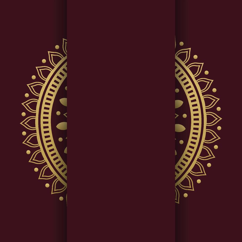 luxury ornamental mandala background design vector