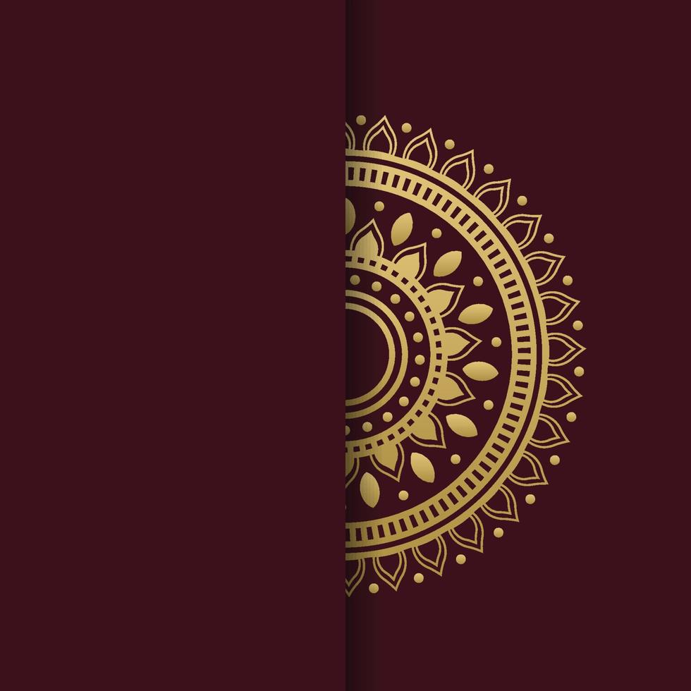 diseño de fondo de mandala ornamental de lujo vector