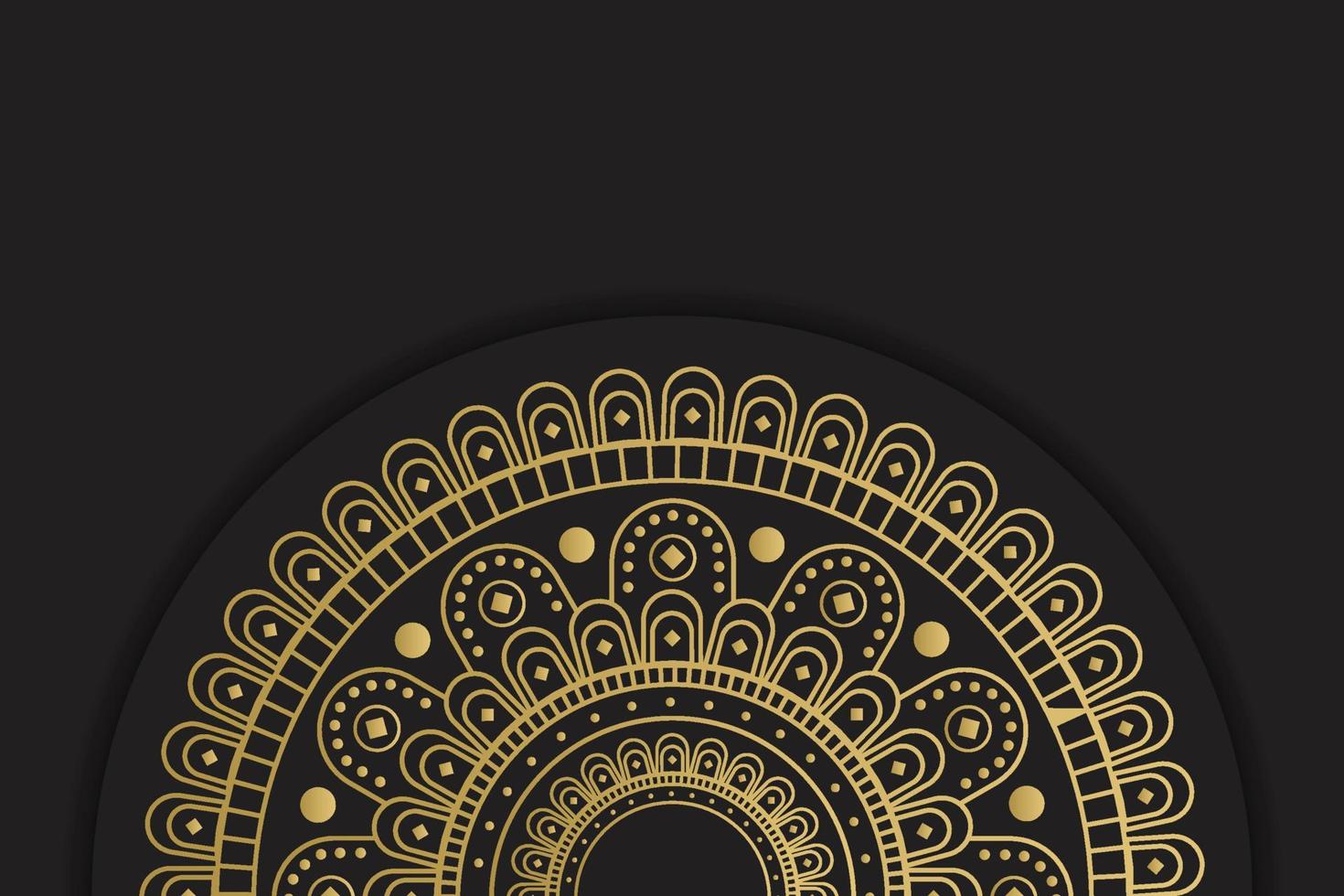 Vector luxury islamic background with mandala