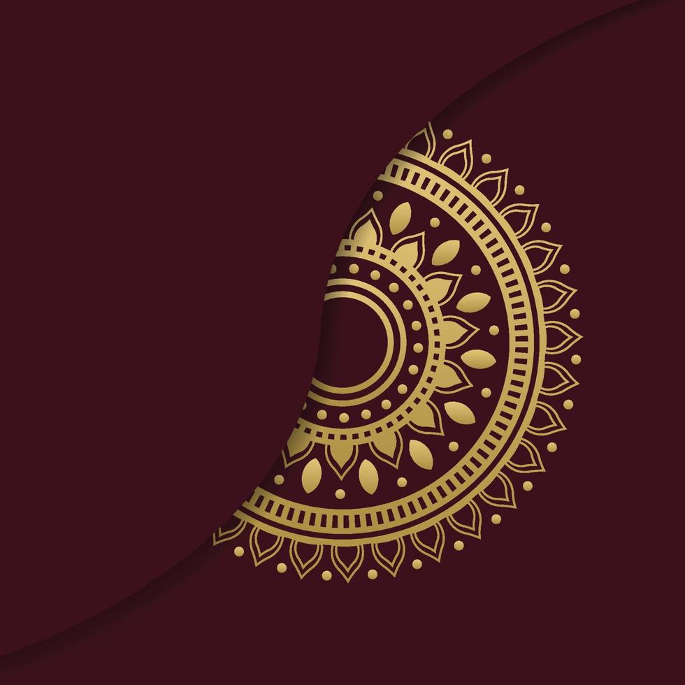 luxury ornamental mandala background design vector