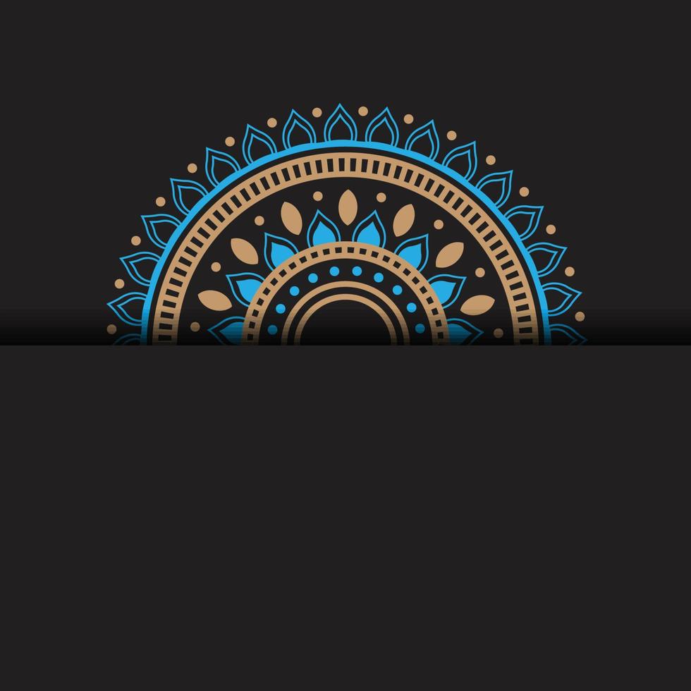 Vector luxury islamic background with mandala
