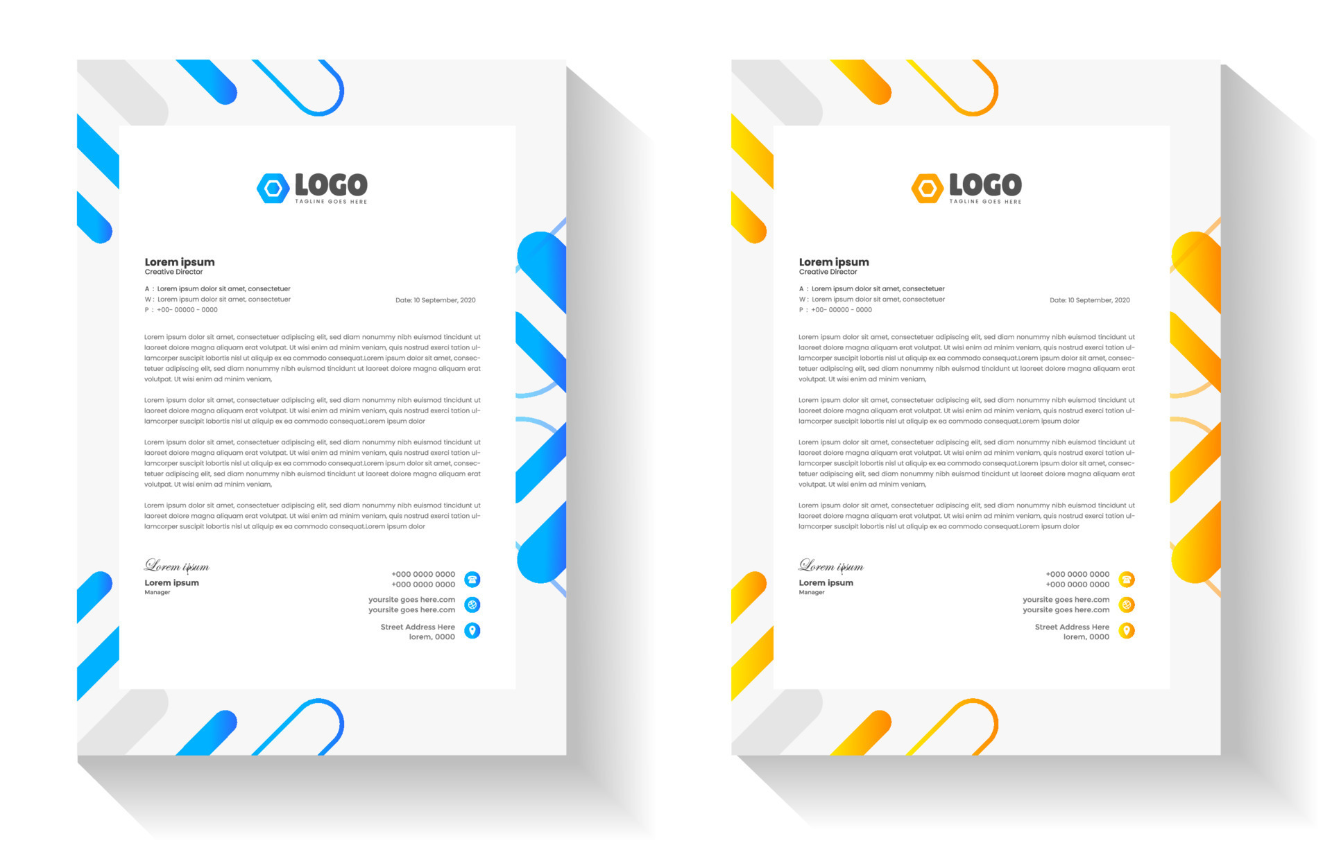 official minimal creative abstract professional informative newsletter