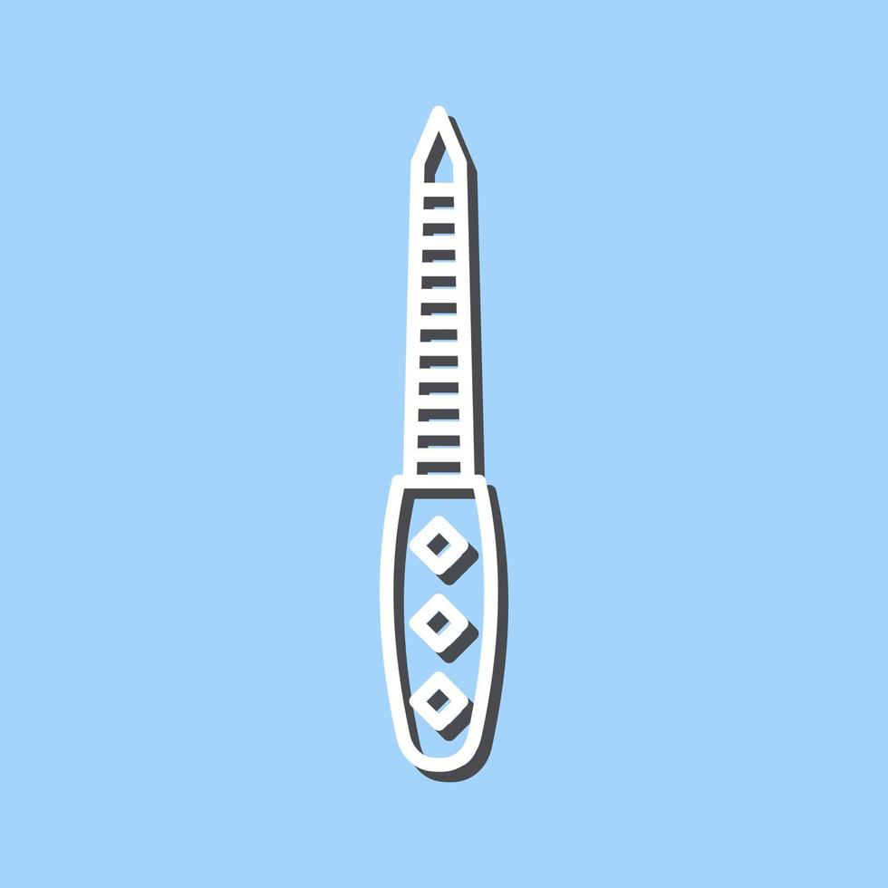 Nail File Vector Icon