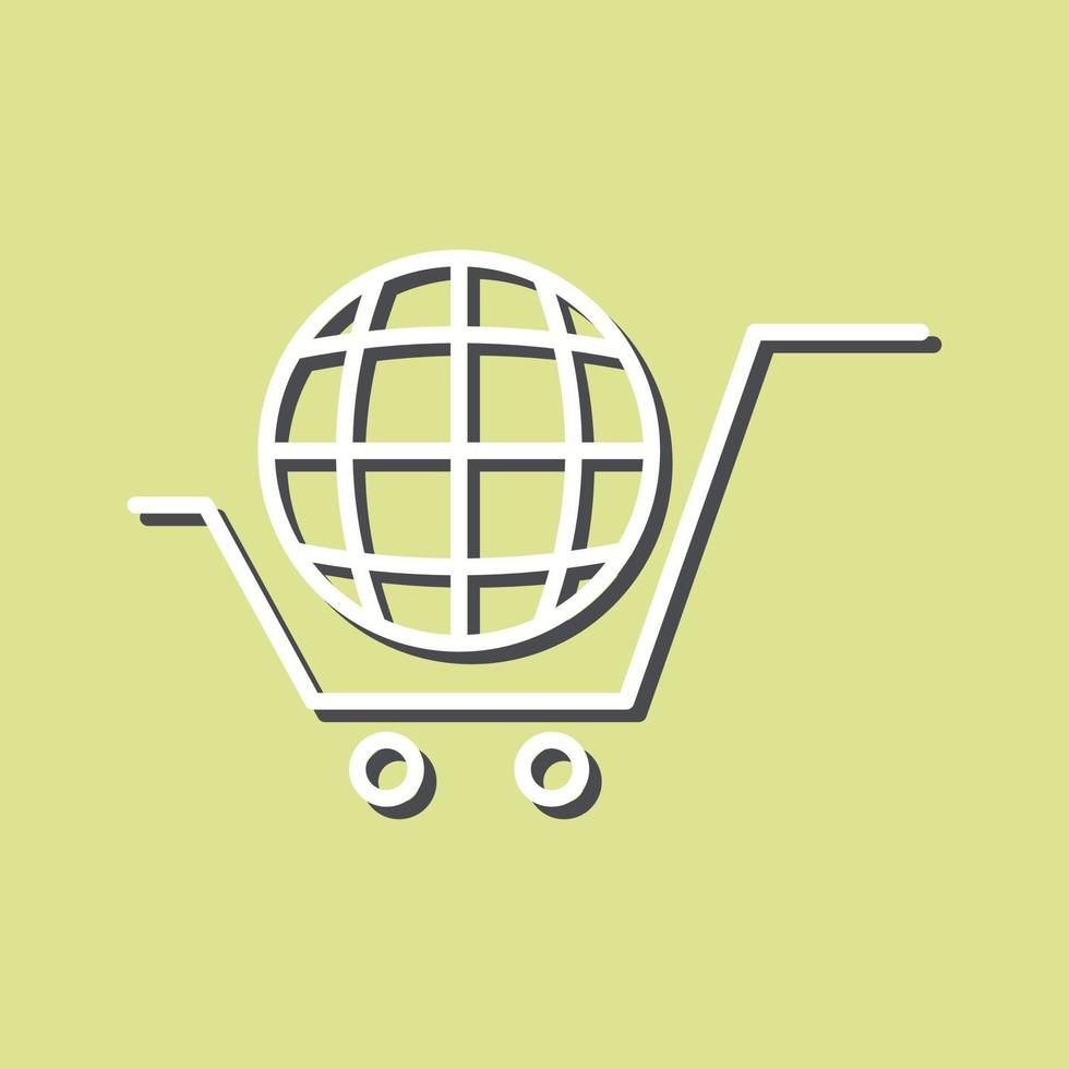 Global Shopping Vector Icon