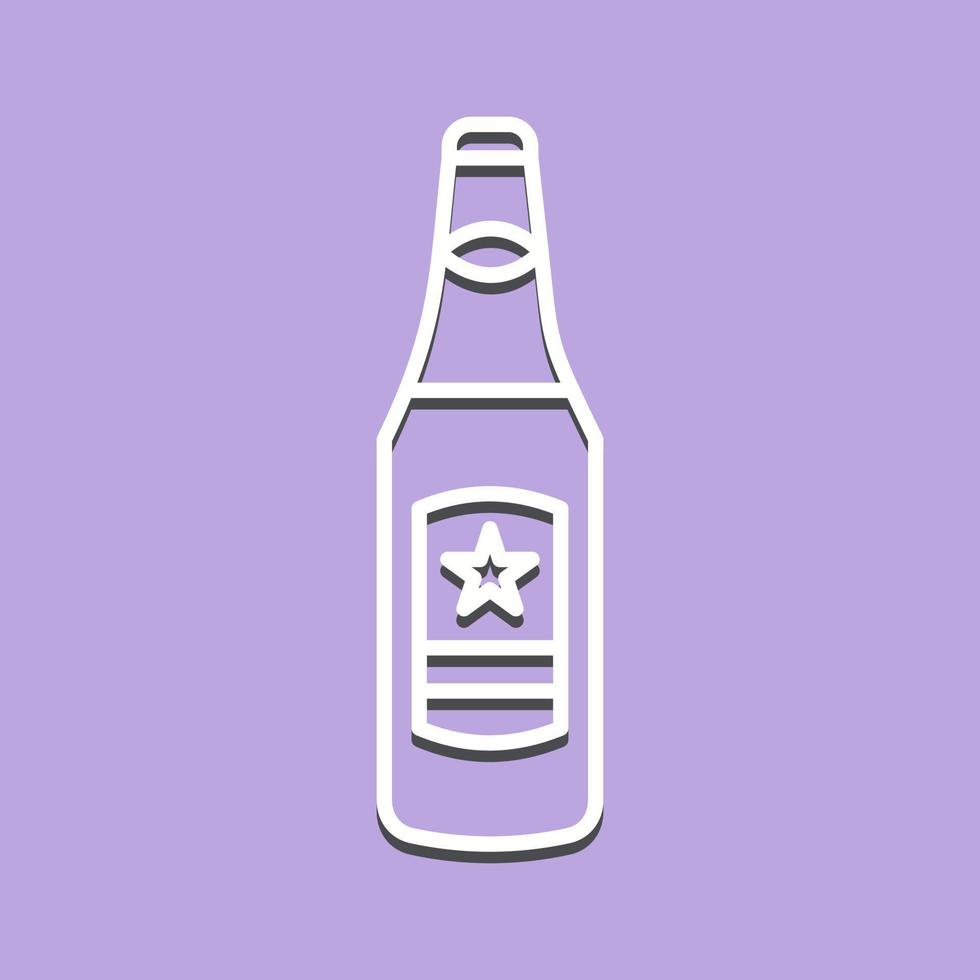 Beer Bottle Vector Icon