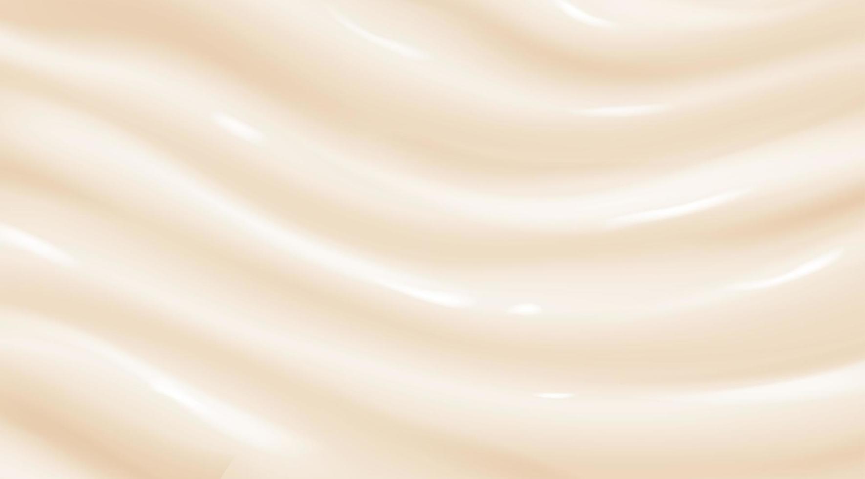 Texture of white yogurt, milk or cream surface vector