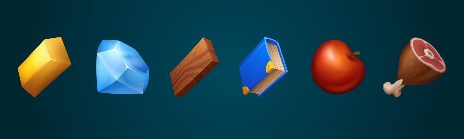Значки ресурсов из игр