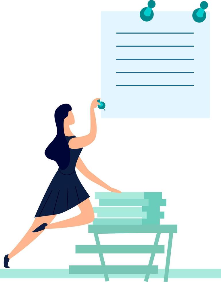 Deadline, time management business concept vector