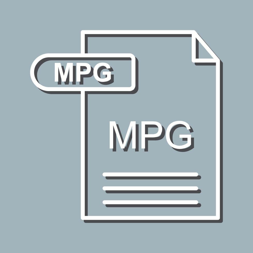 MPG Vector Icon