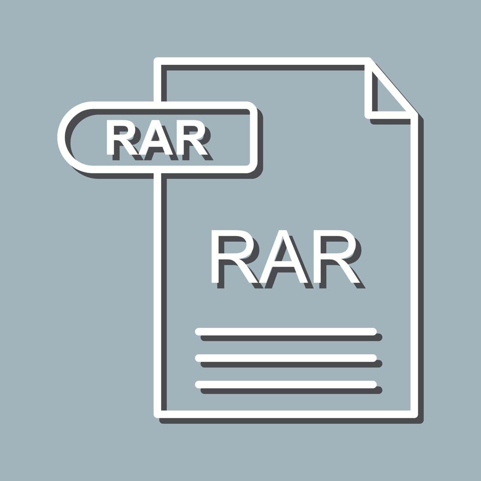 RAR Vector Icon